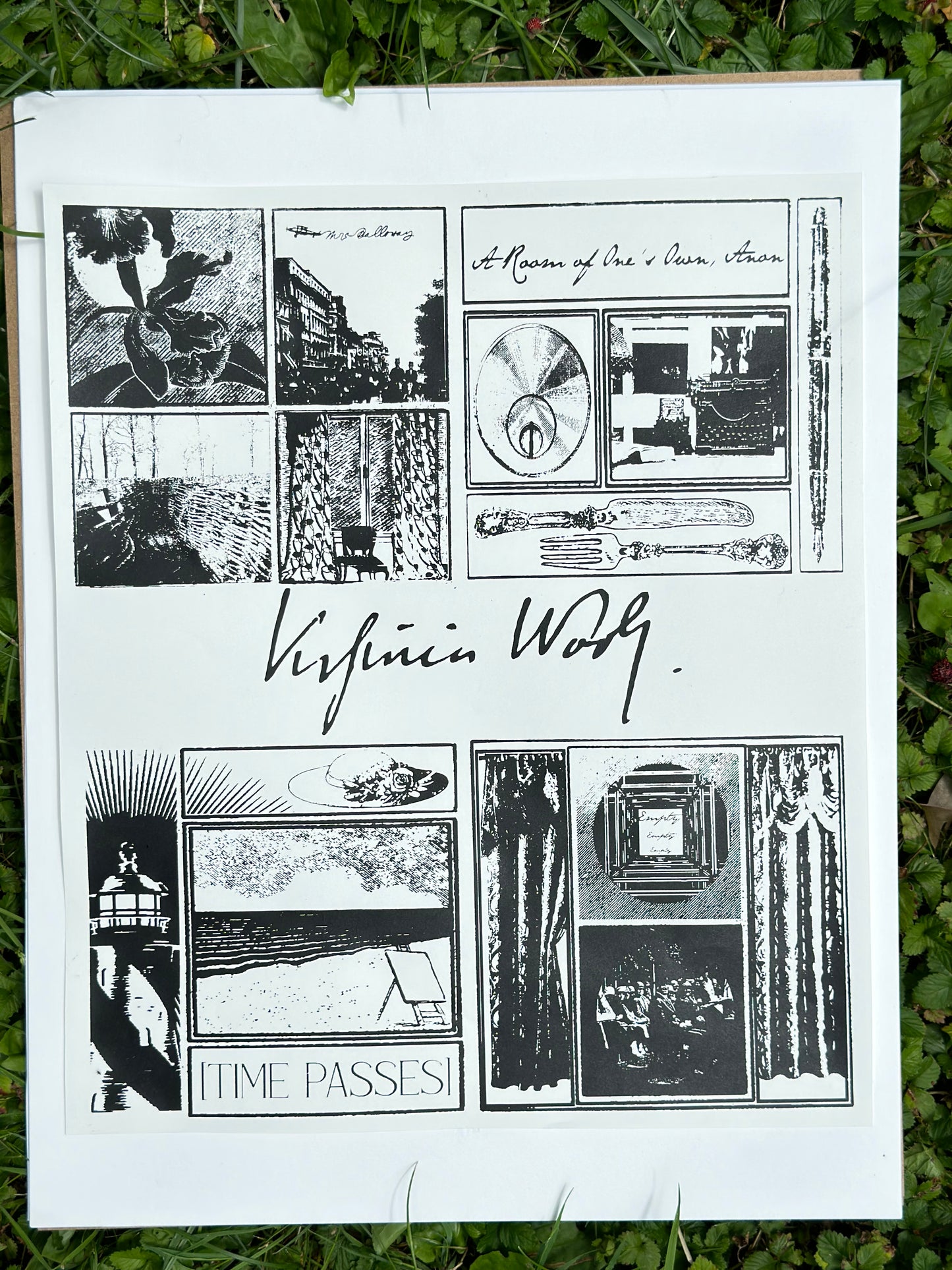 Virginia Woolf four novel poster