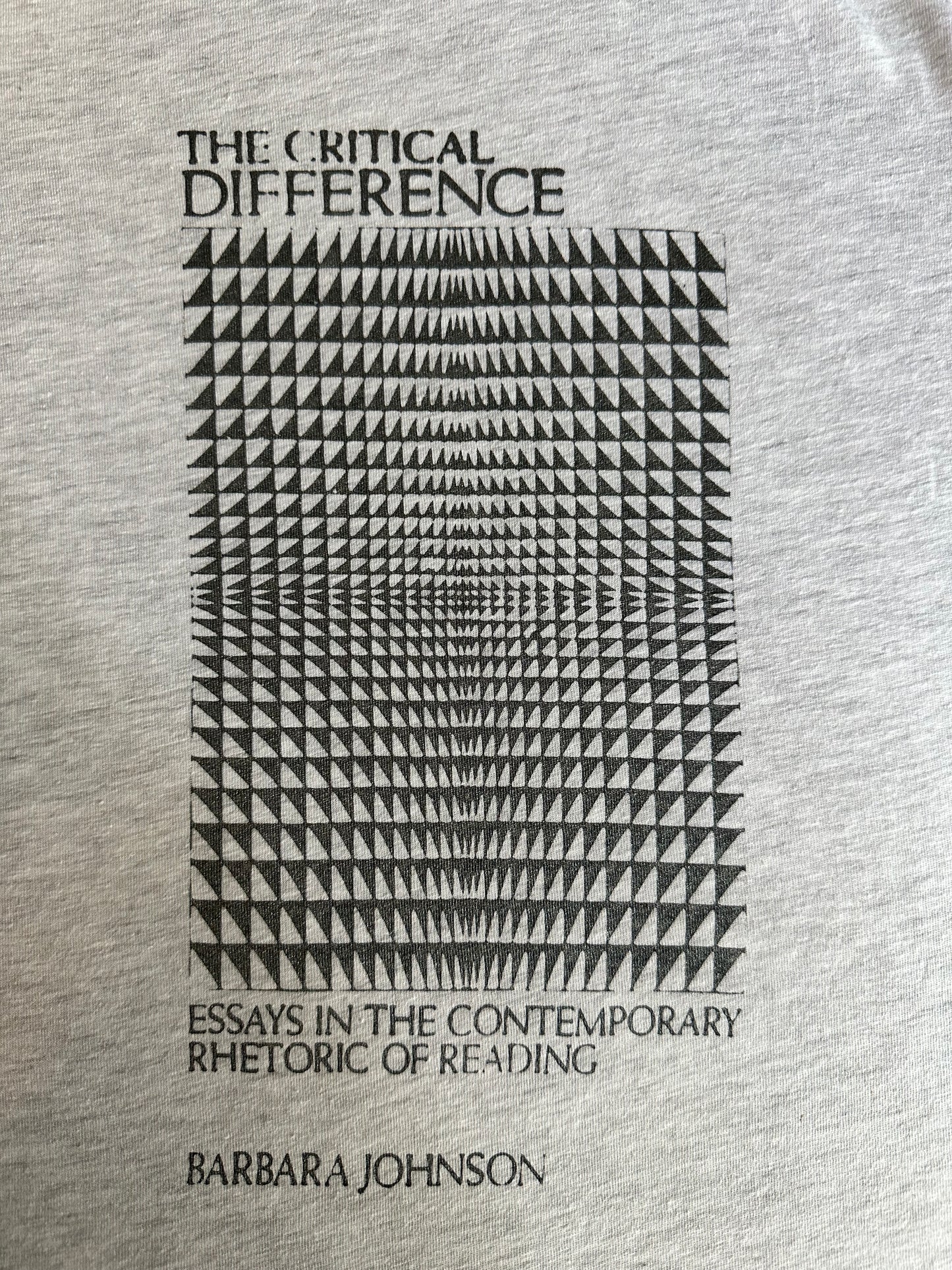 Barbara Johnson, Critical Difference Shirt