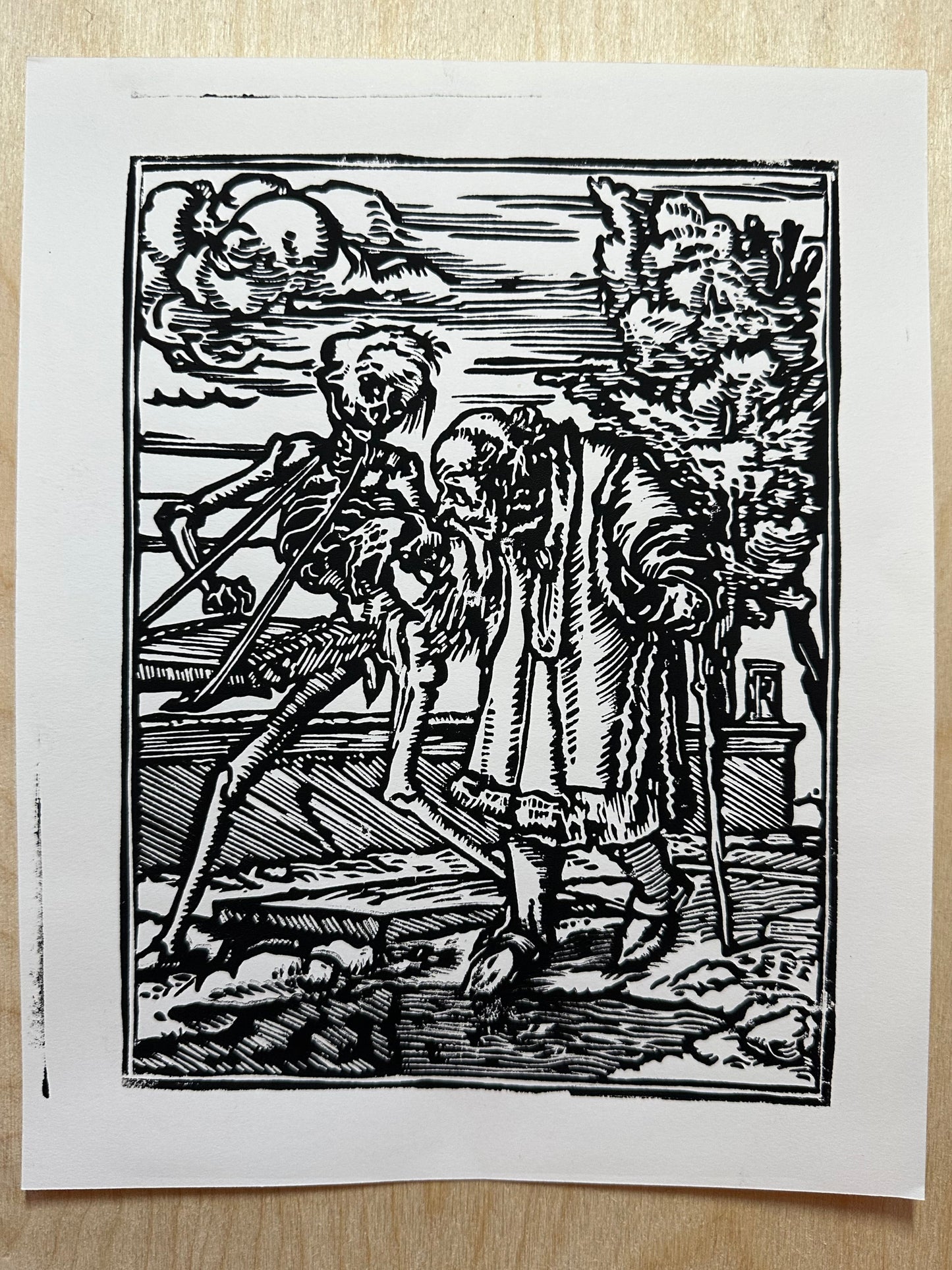 "The Old Man," Holbein's Dance of Death redux