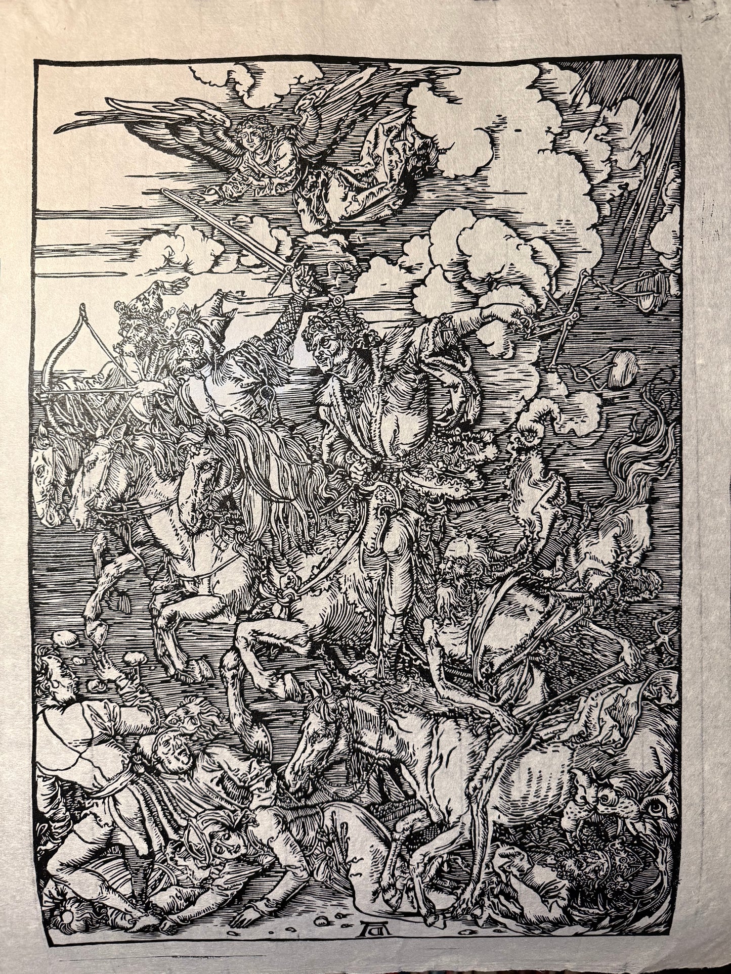 "The Four Horsemen" remake, Dürer ~16"x22,"