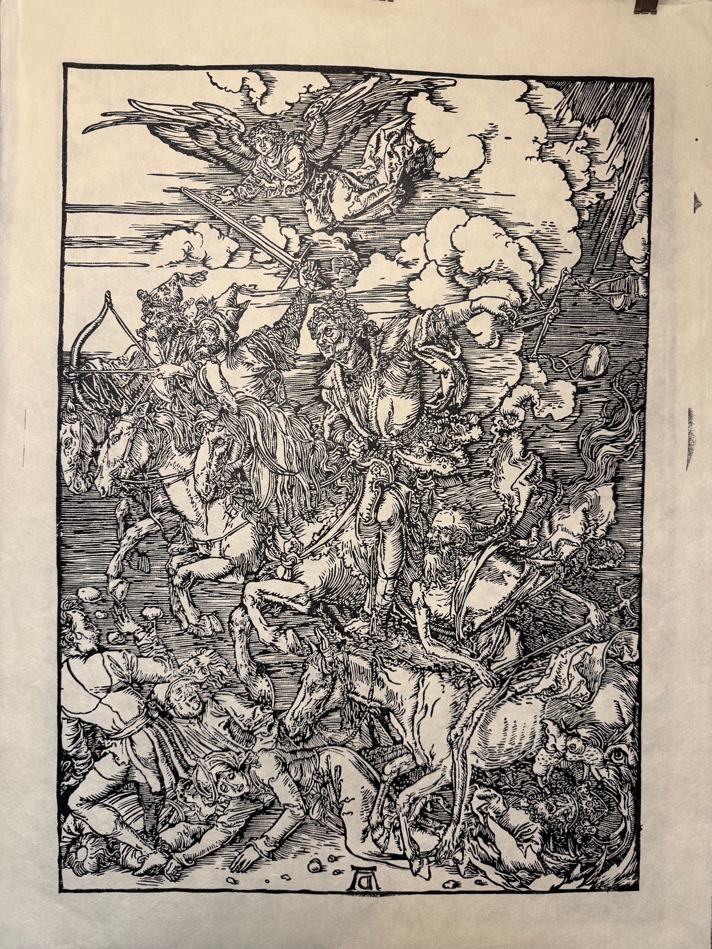 "The Four Horsemen" remake, Dürer ~16"x22,"